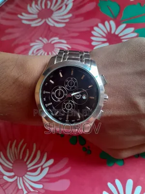দুবাই থেকে আমদানিকৃত কেএমটি ক্রোনোগ্রাফ স্টাইল মেটালিক পুরুষদের ঘড়ি (ব্র্যান্ড নিউ)