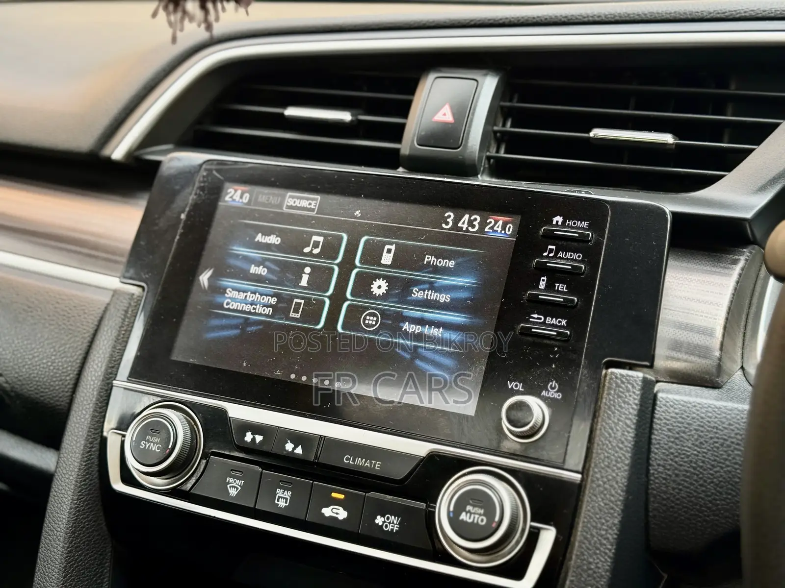 Honda Civic EX-L Sedan 2020 Black