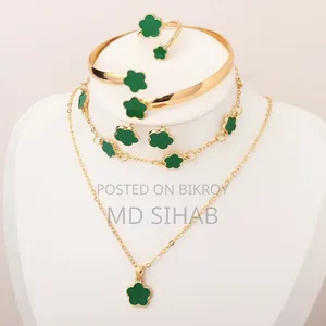 5-Piece Clover Style Jewelry Set