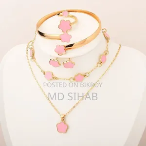 5-Piece Clover Style Jewelry Set