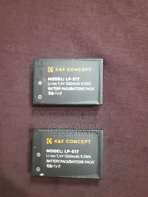 K&F Concept Canon LP-E17 1250mAh Rechargeable Battery With Charger