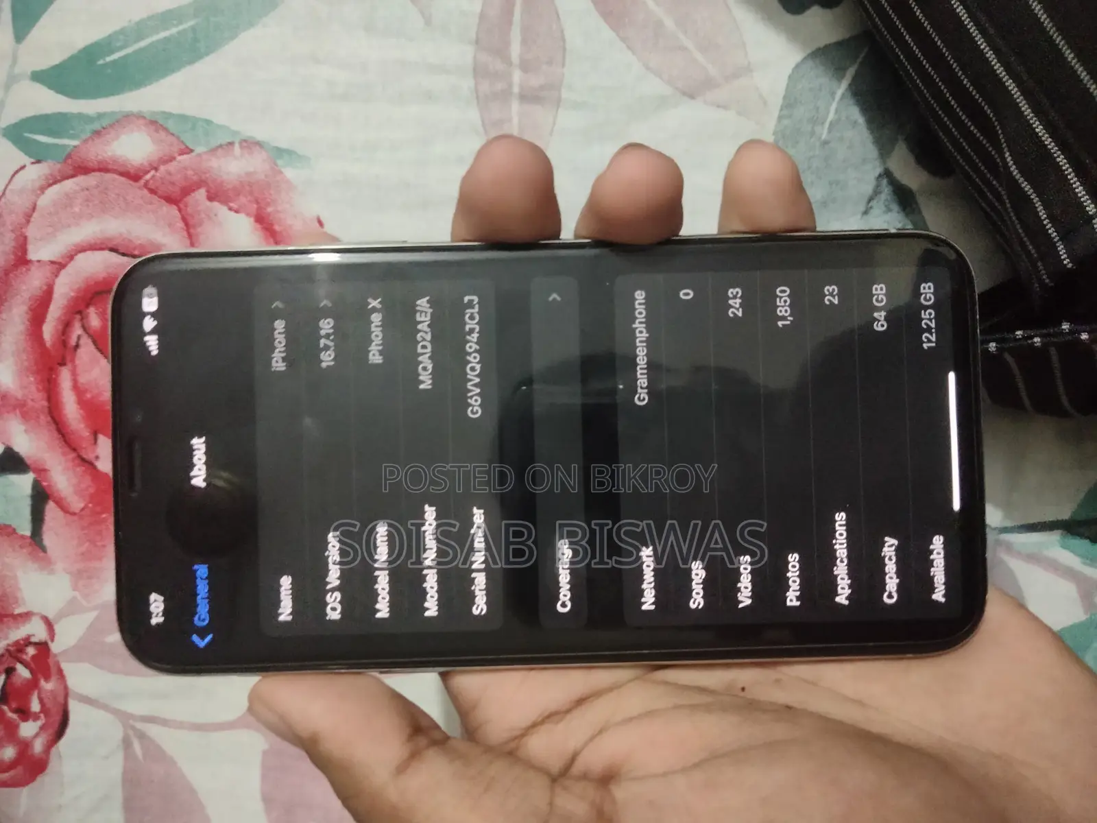 Apple iPhone X 64 GB White