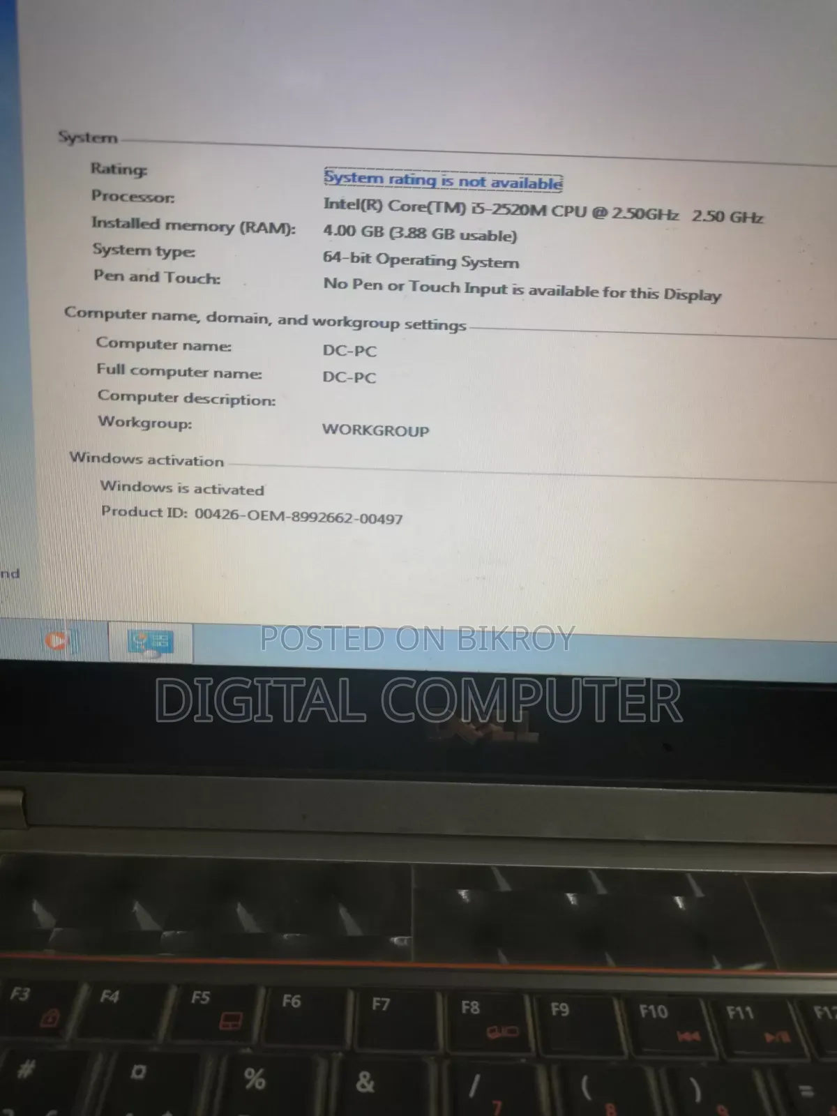 Laptop Dell Latitude E6420 4GB Intel Core I5 SSD 128GB