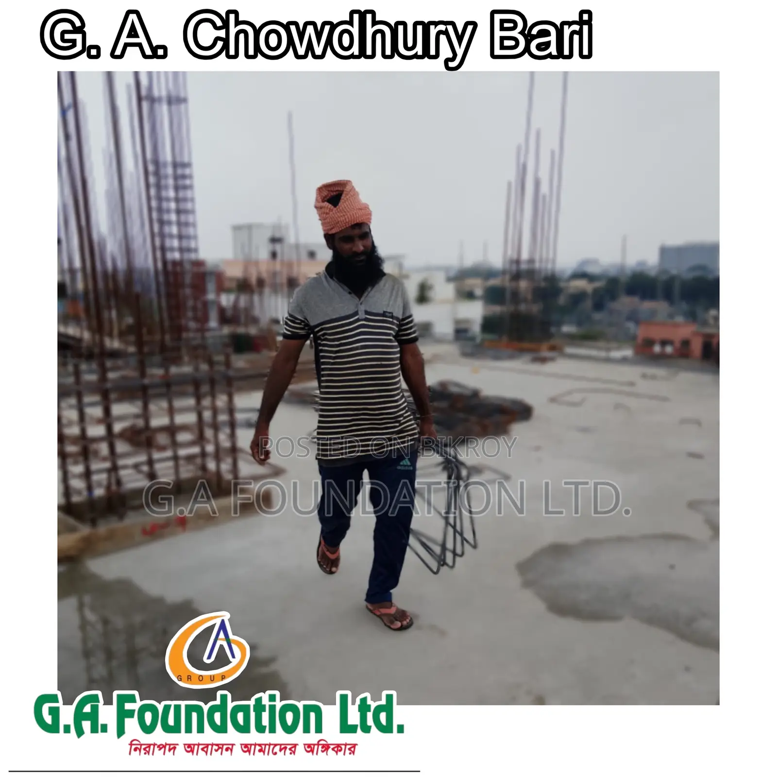 3bdrm Apartment in G. A. Chowdhury Bari, Mirpur for Sale