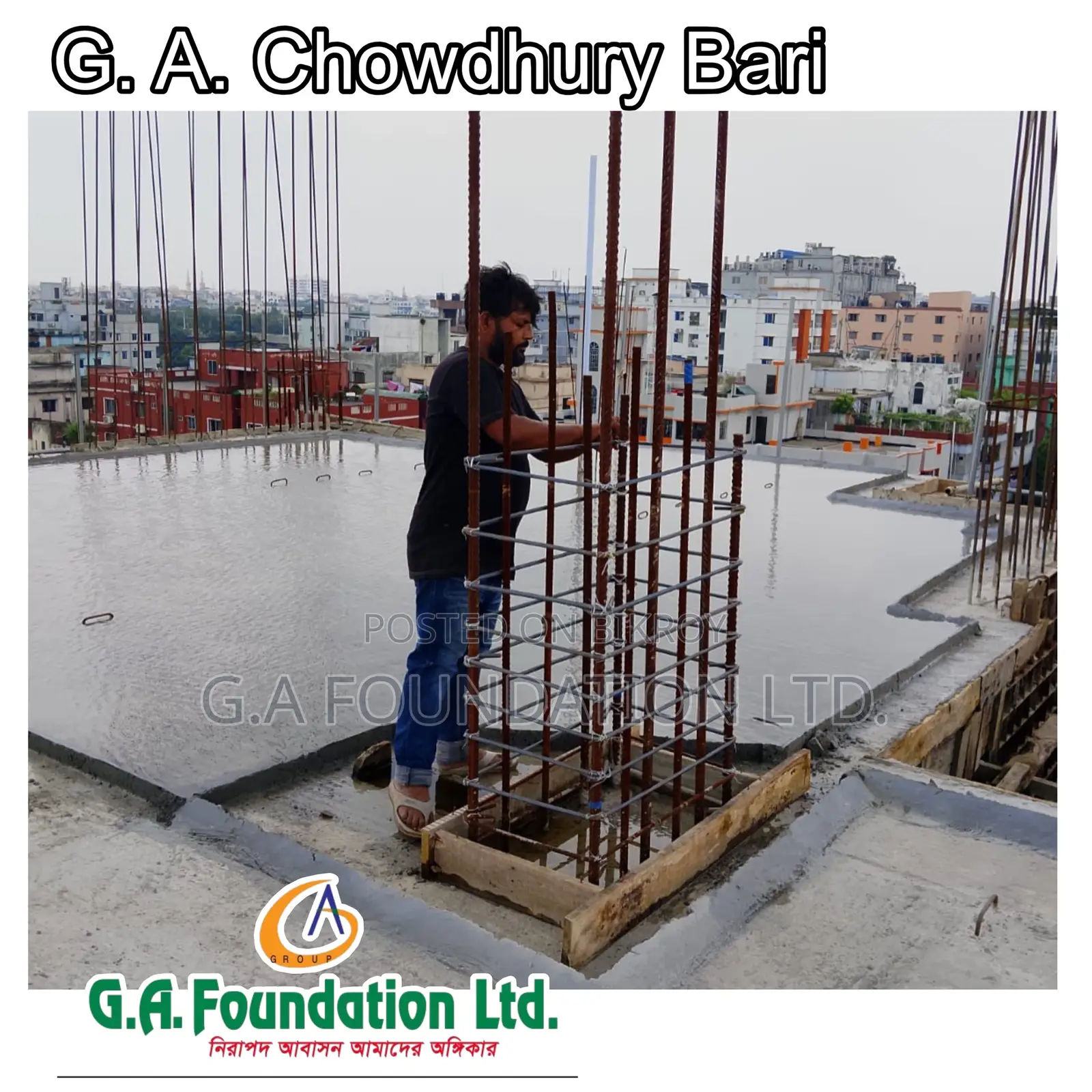 3bdrm Apartment in G. A. Chowdhury Bari, Mirpur for Sale