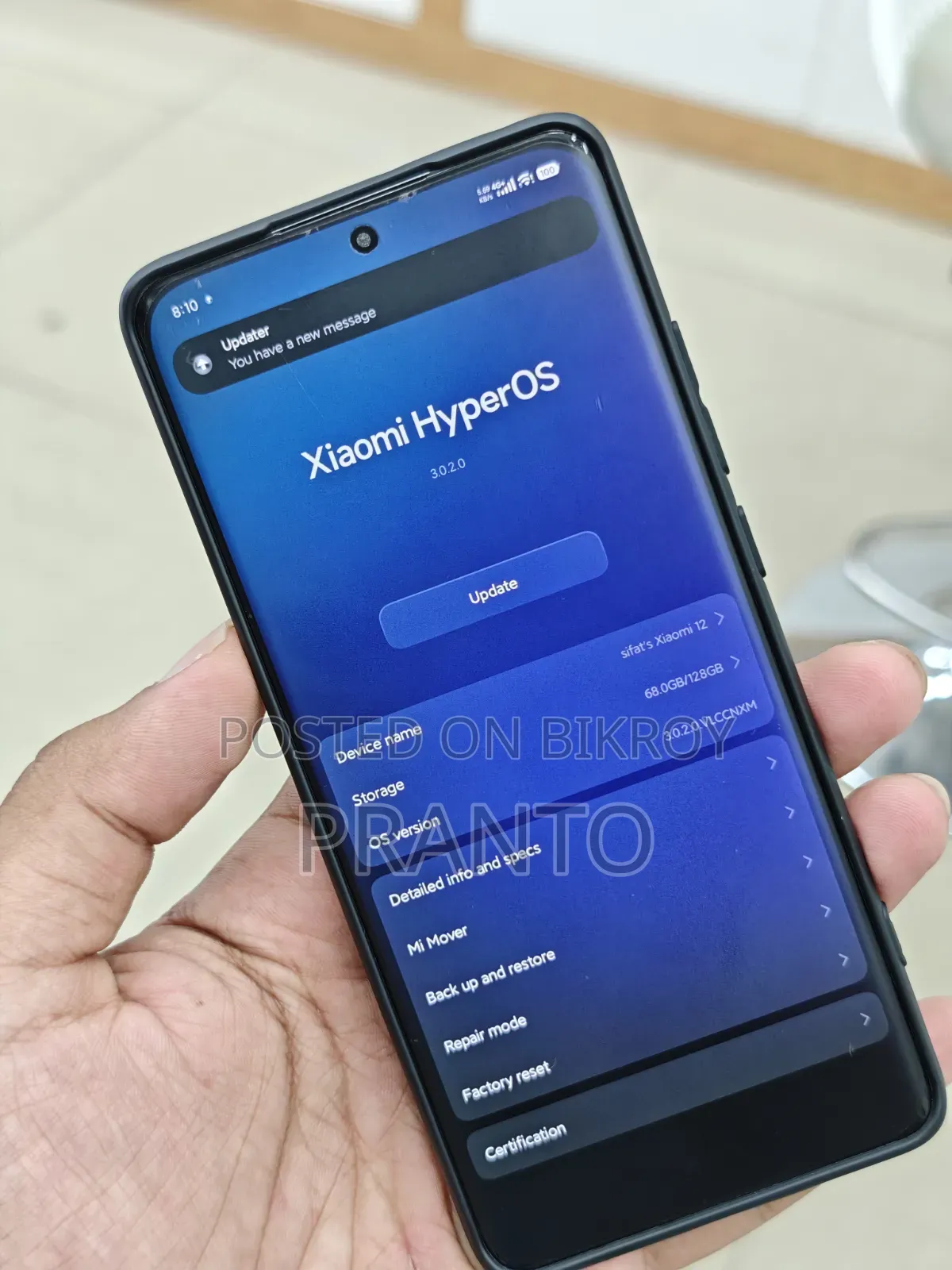 Xiaomi 12 128 GB Black
