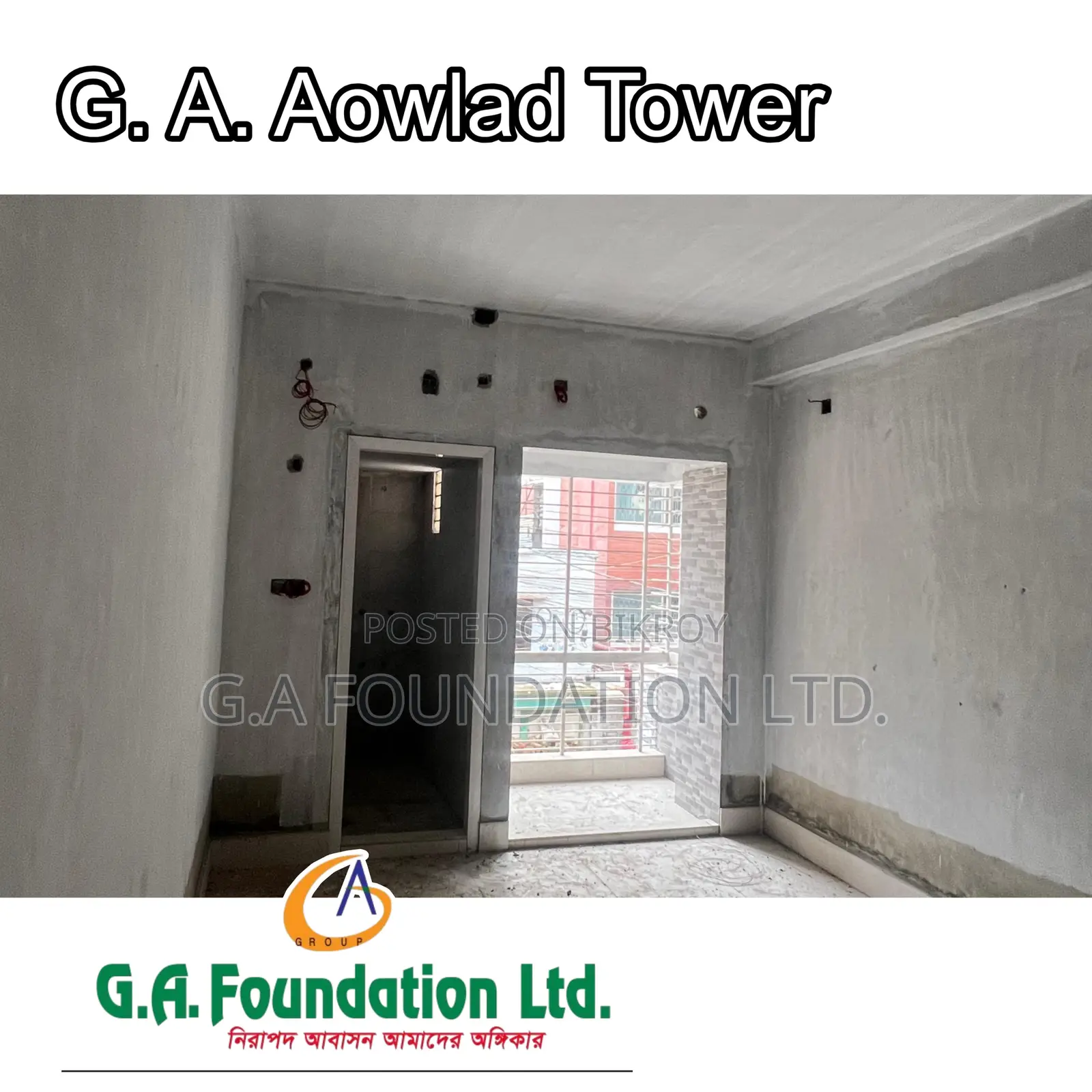 3bdrm Apartment in G. A. Aowlad Tower, Mirpur for Sale