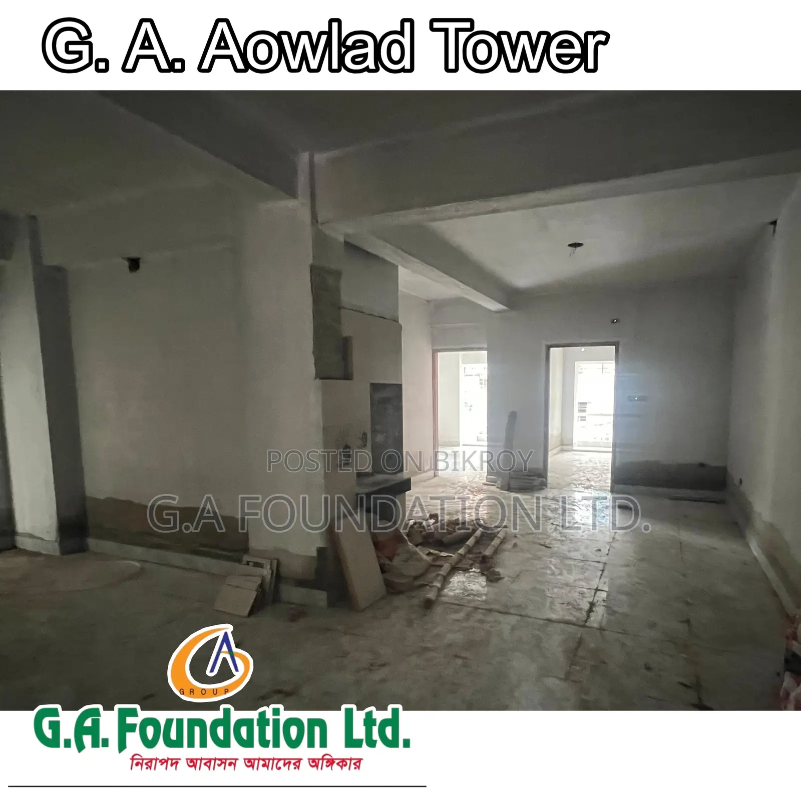 3bdrm Apartment in G. A. Aowlad Tower, Mirpur for Sale