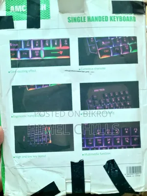 Single Handed RGB Gaming Keyboard