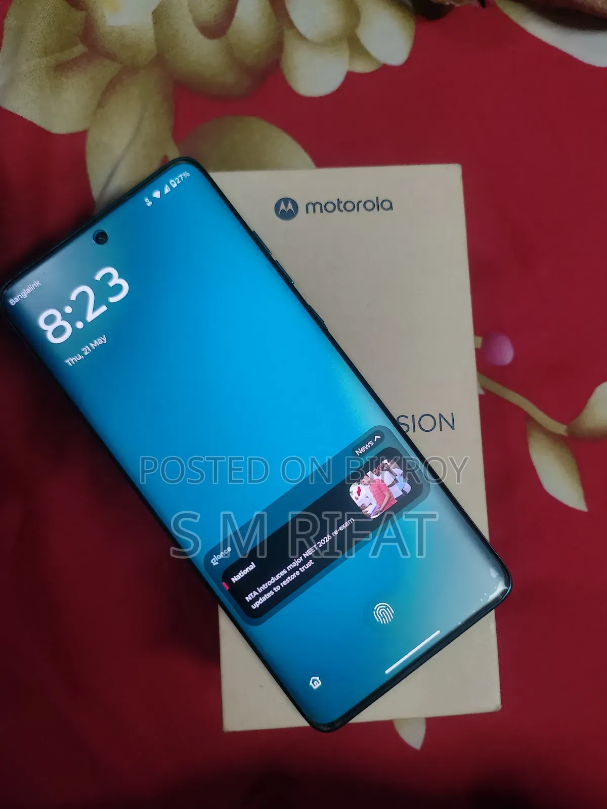 New Motorola Edge 60 Fusion 256 GB Blue