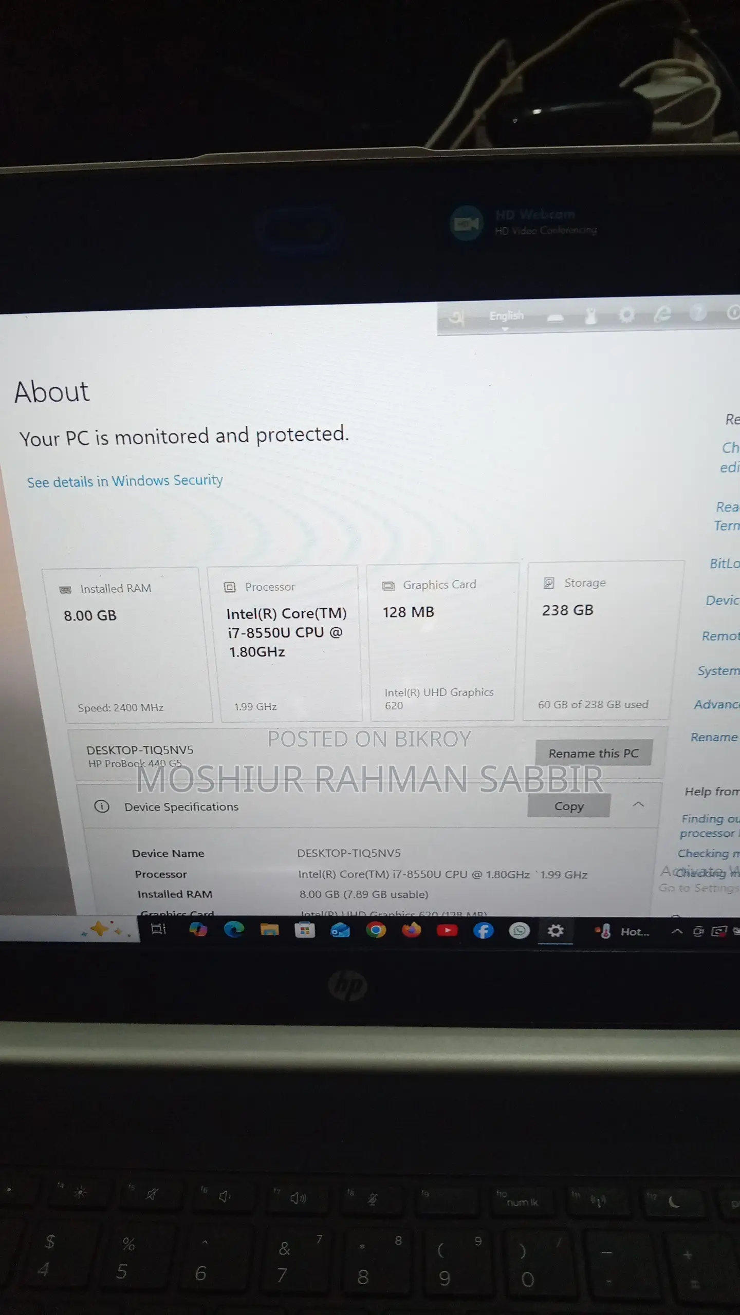 Laptop HP ProBook X360 435 G10 8GB SSD 256GB