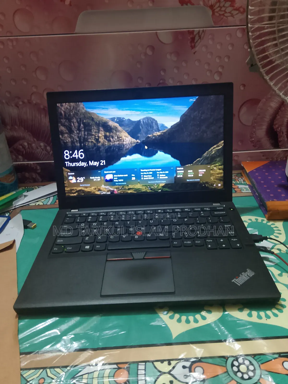 Laptop Lenovo ThinkPad 240X 4GB Intel Core I5 SSD 256GB