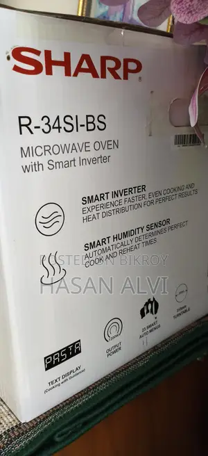 Sharp Solo Inverter Microwave Oven R-395e (Bs) | 34 Liter - Black