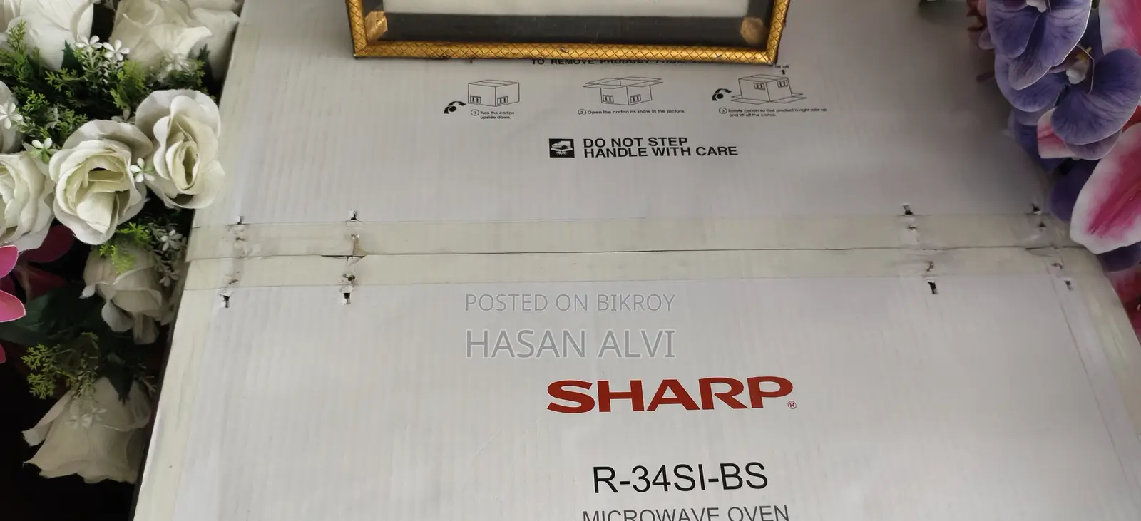 Sharp Solo Inverter Microwave Oven R-395e (Bs) | 34 Liter - Black