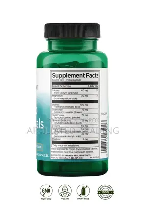 Swanson Sleep Essentials Includes Gaba Melatonin -60 Caps -Made in Usa