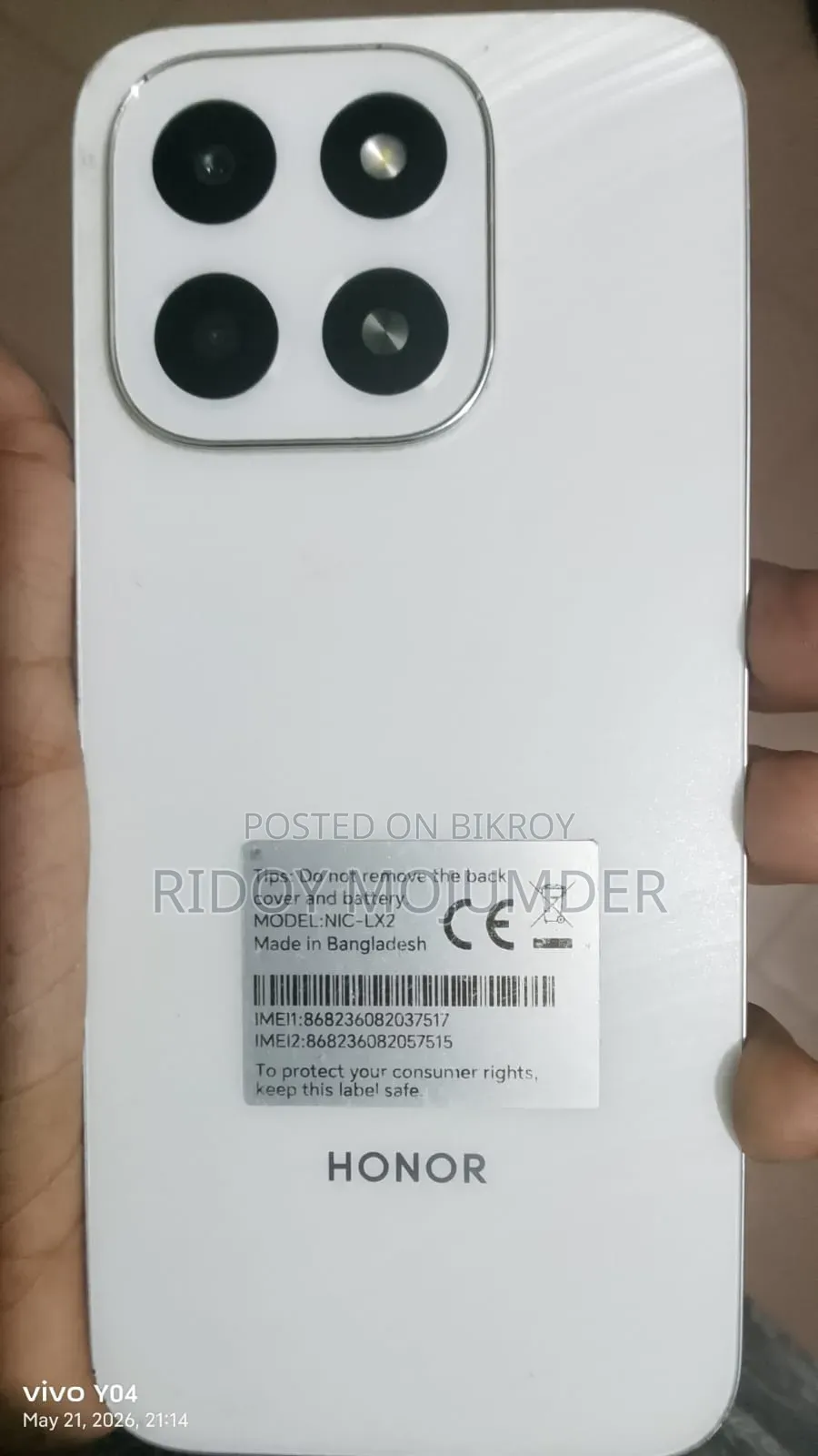 New Honor 9 128 GB White