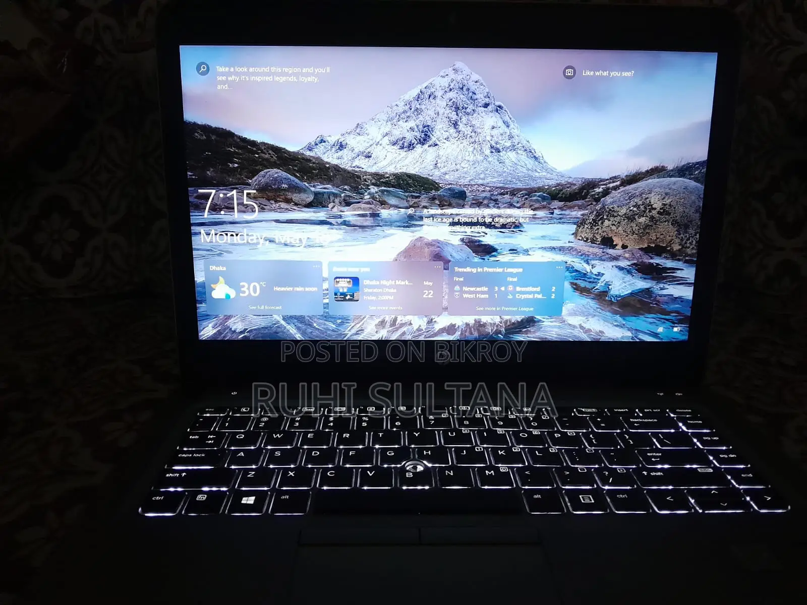 Laptop HP EliteBook 840 G3 8GB Intel Core I5 SSD 256GB