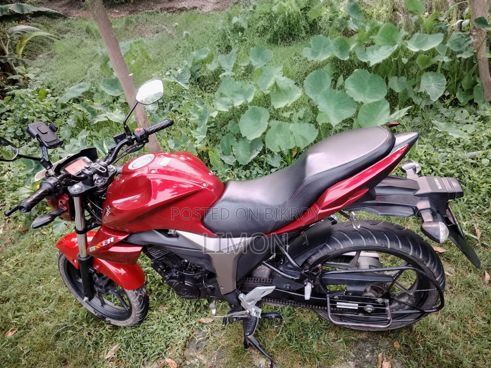 Suzuki Gixxer Monotone 2023 Red