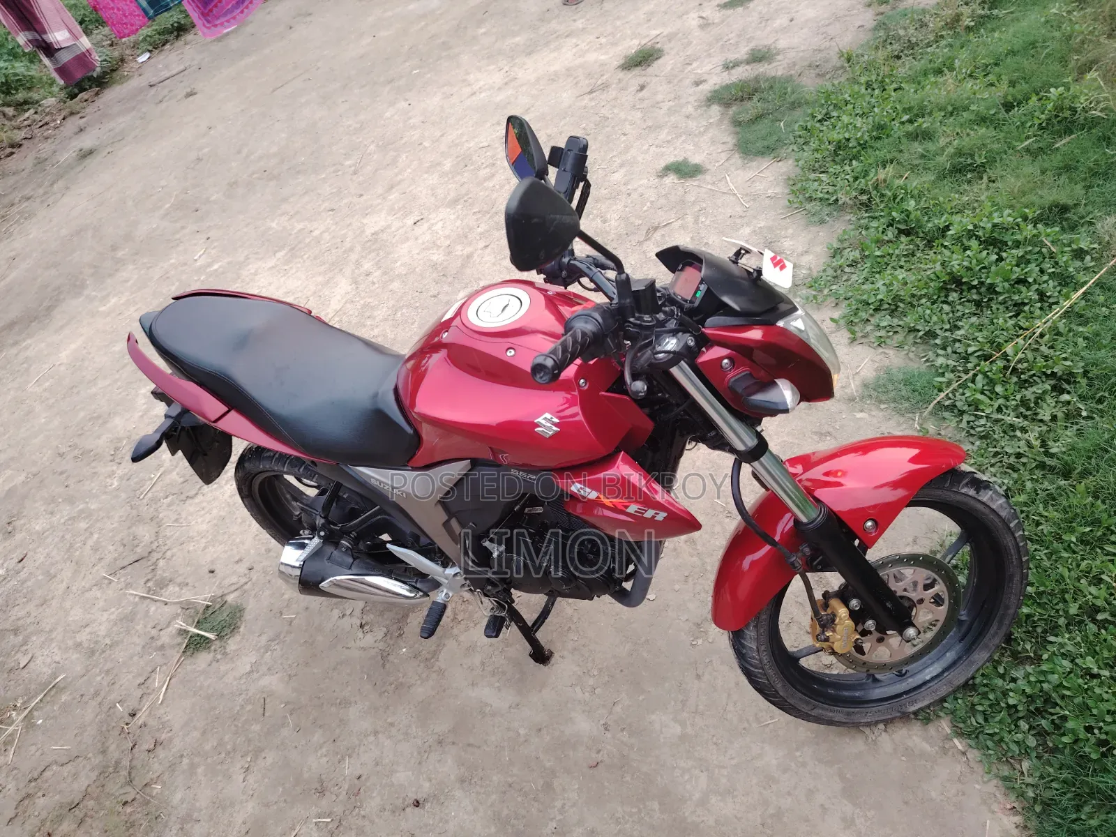 Suzuki Gixxer Monotone 2023 Red