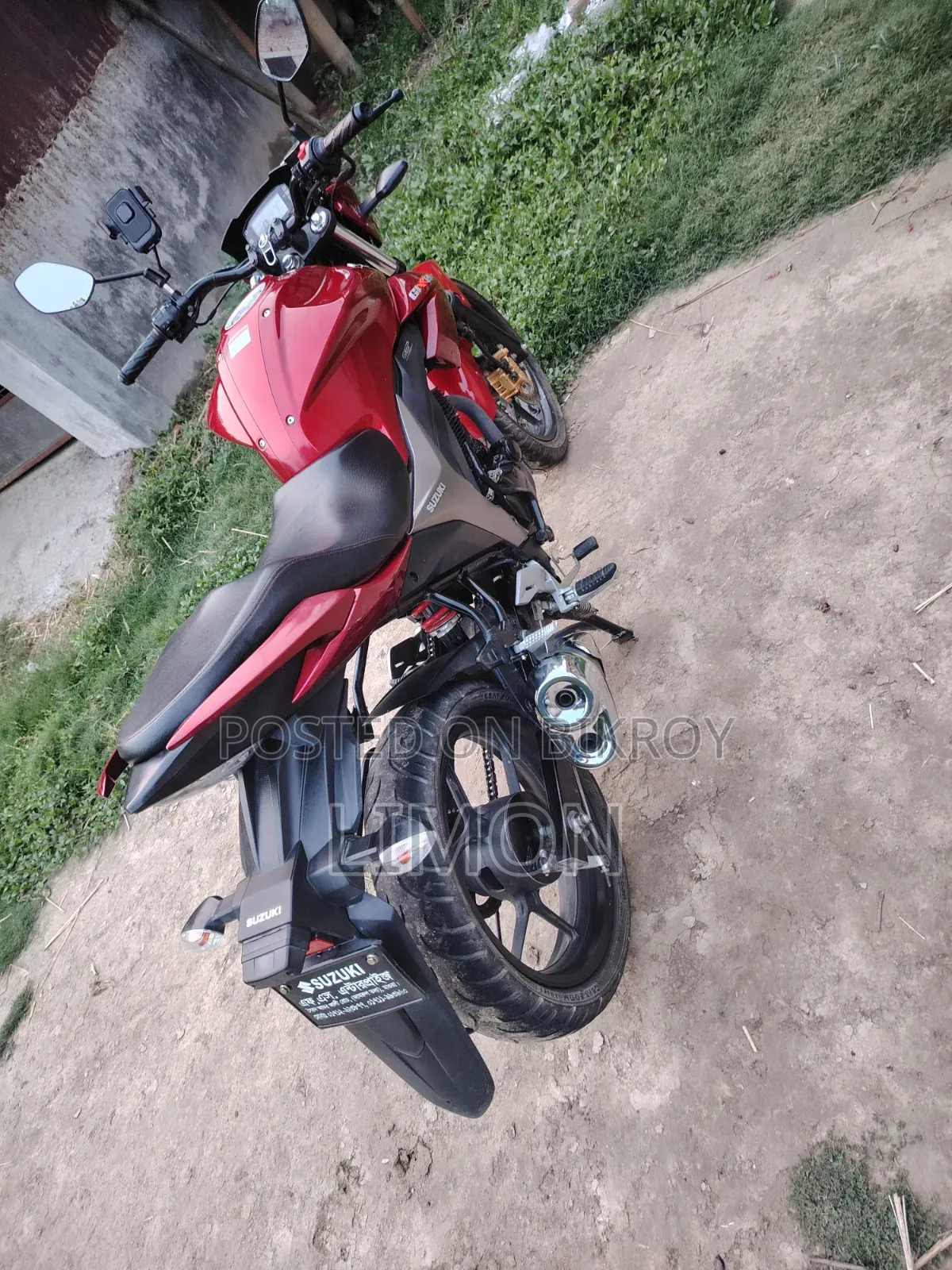 Suzuki Gixxer Monotone 2023 Red