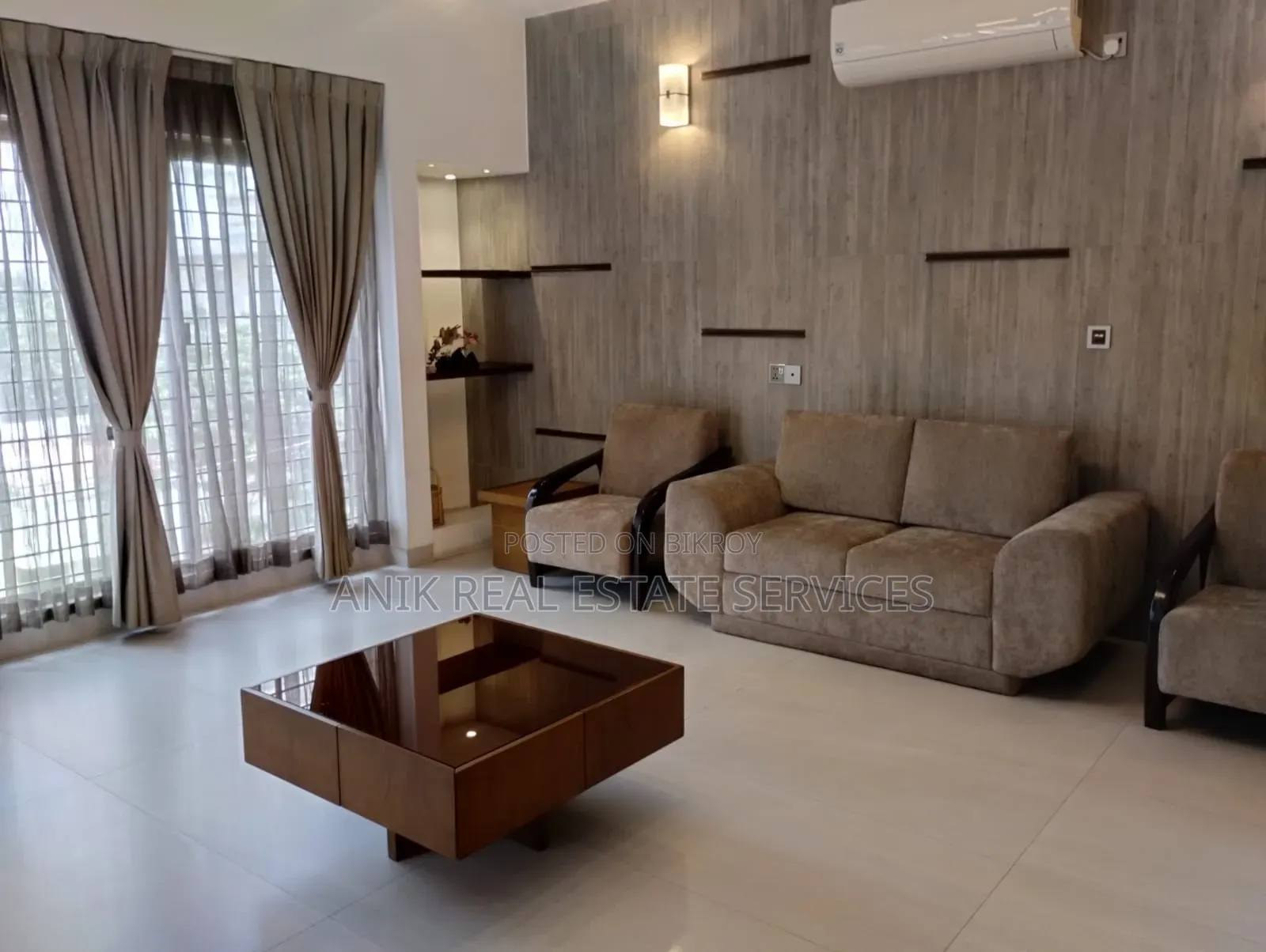 Furnished 3-bedroom Apartment in Anik, Baridhara for Rent
