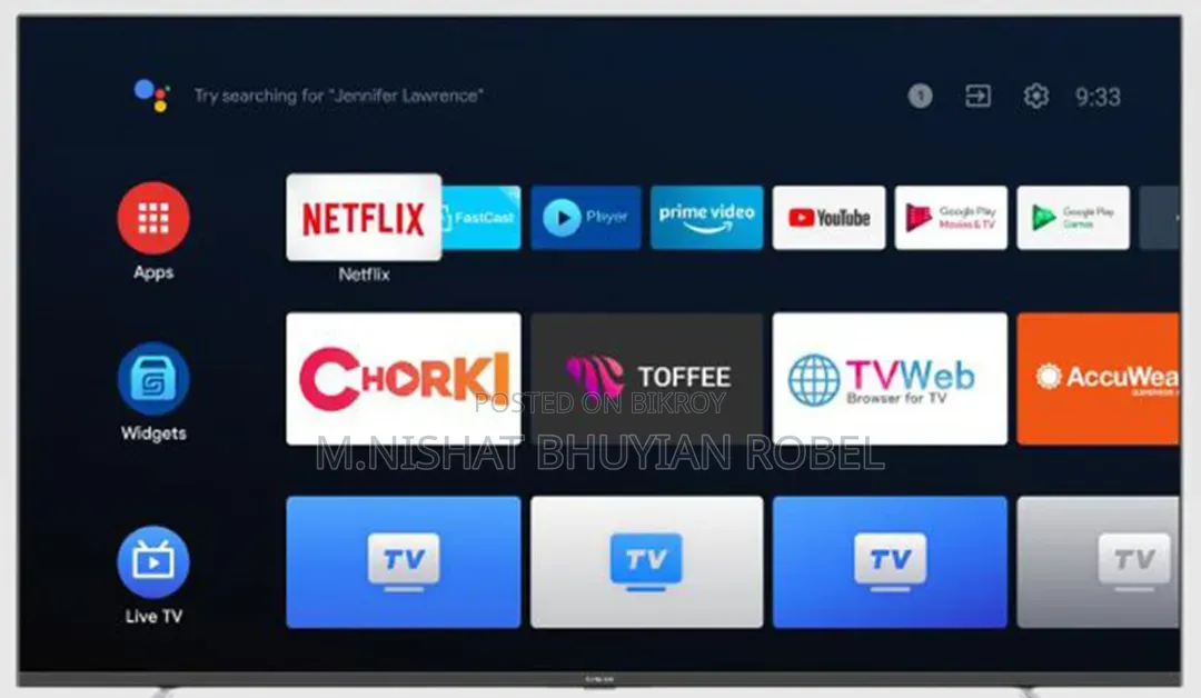 Singer Google TV