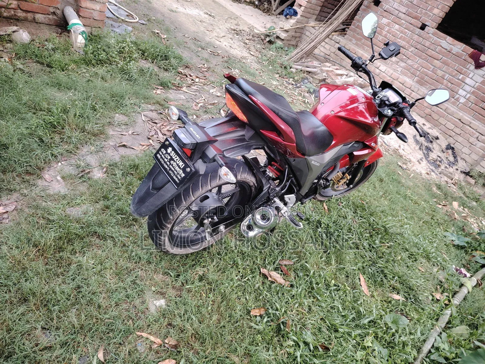Suzuki Gixxer Monotone 2023 Red