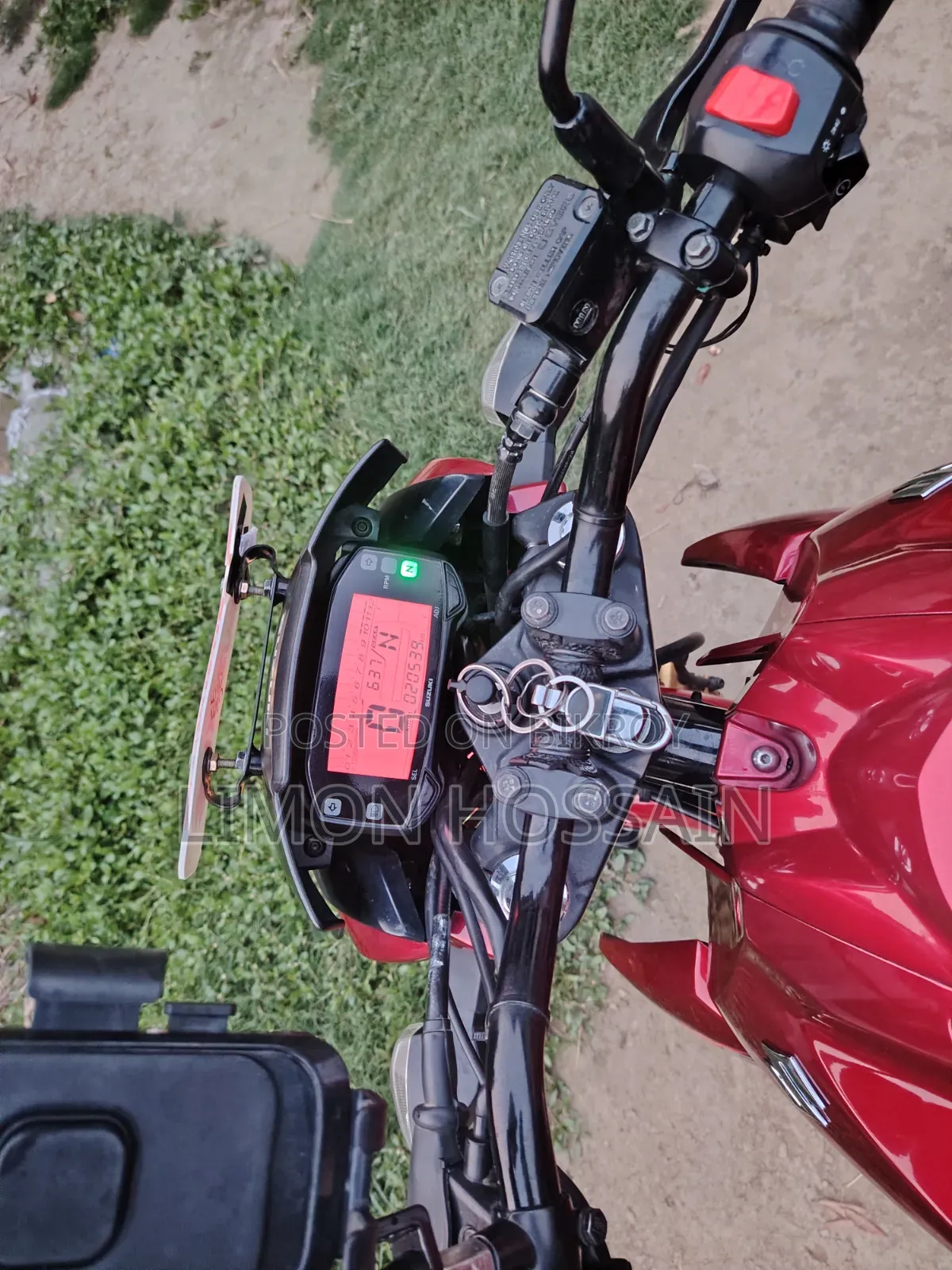 Suzuki Gixxer Monotone 2023 Red