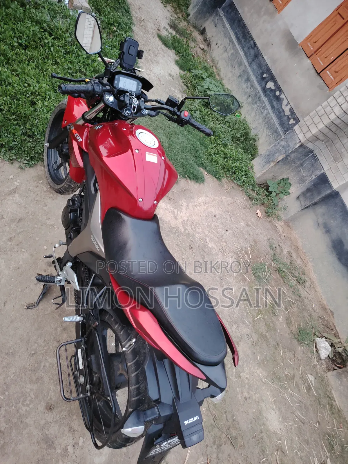 Suzuki Gixxer Monotone 2023 Red