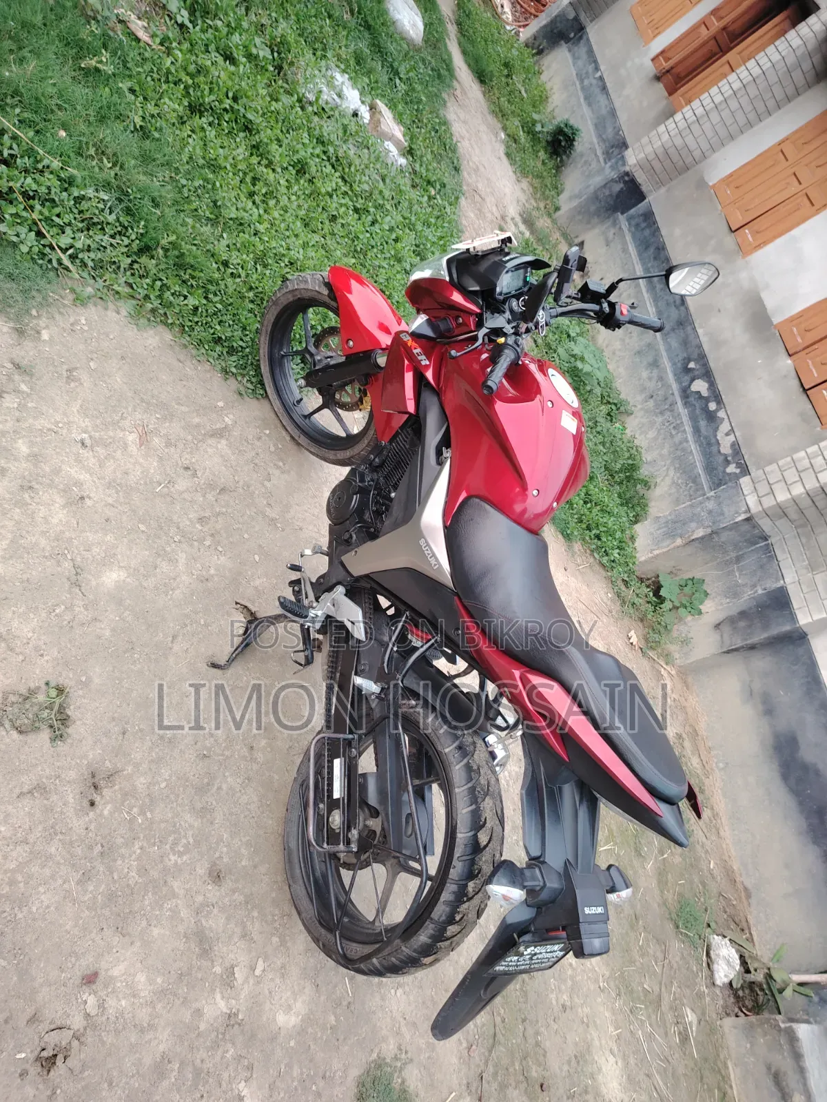 Suzuki Gixxer Monotone 2023 Red