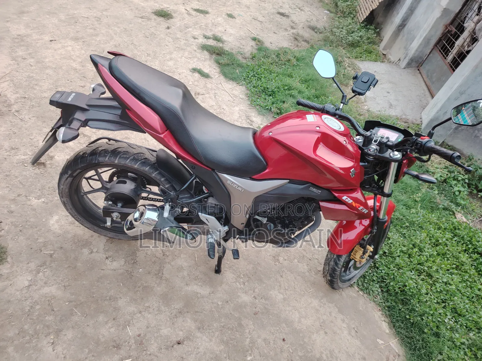 Suzuki Gixxer Monotone 2023 Red