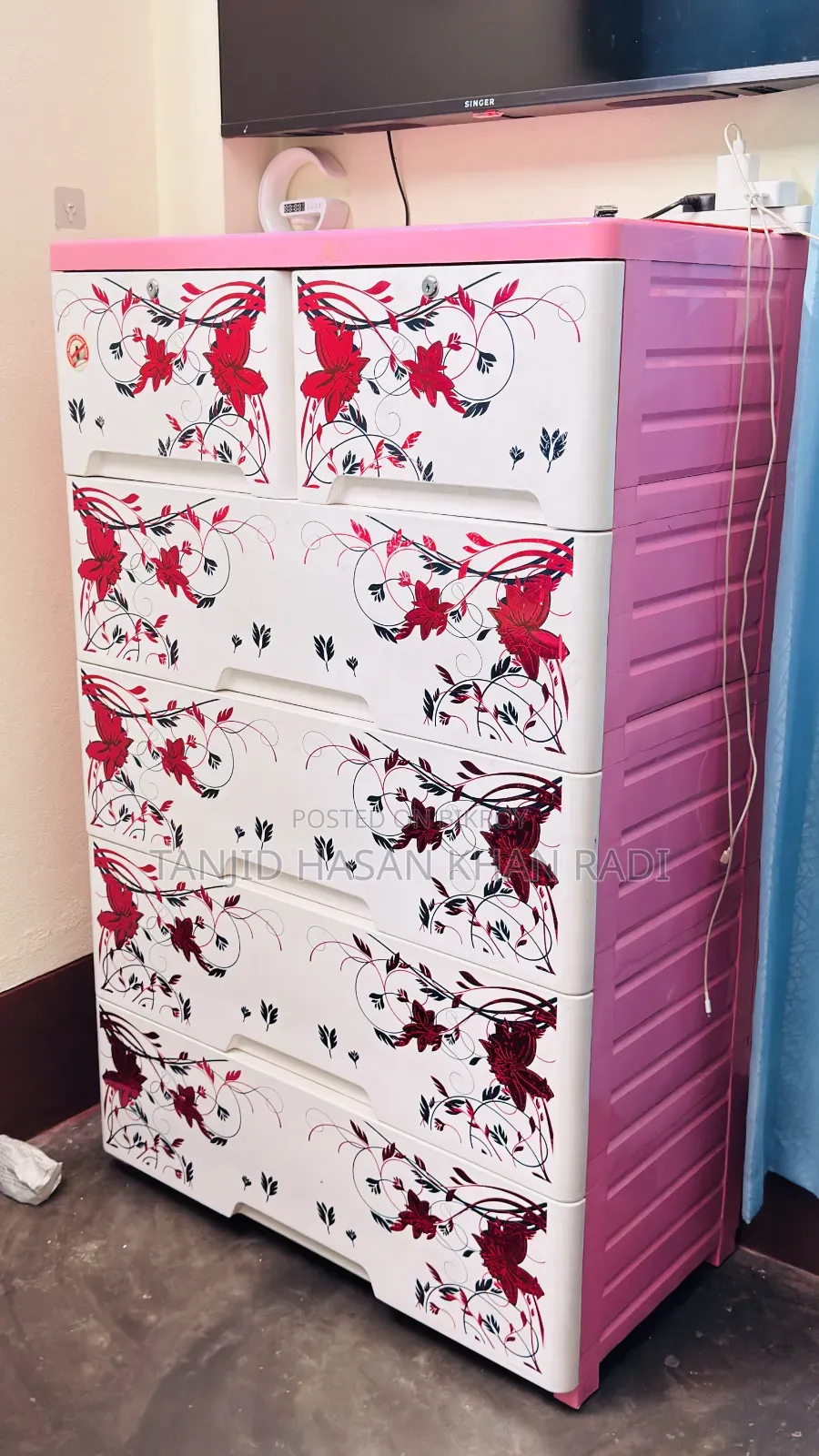 RFL Wardrobe Double 5d Kd Elite - Crystal