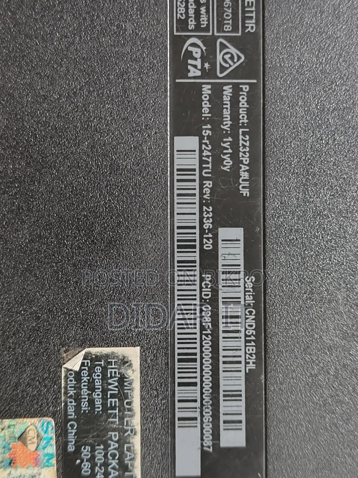 Laptop HP 8GB Intel Core I3 HDD 500GB