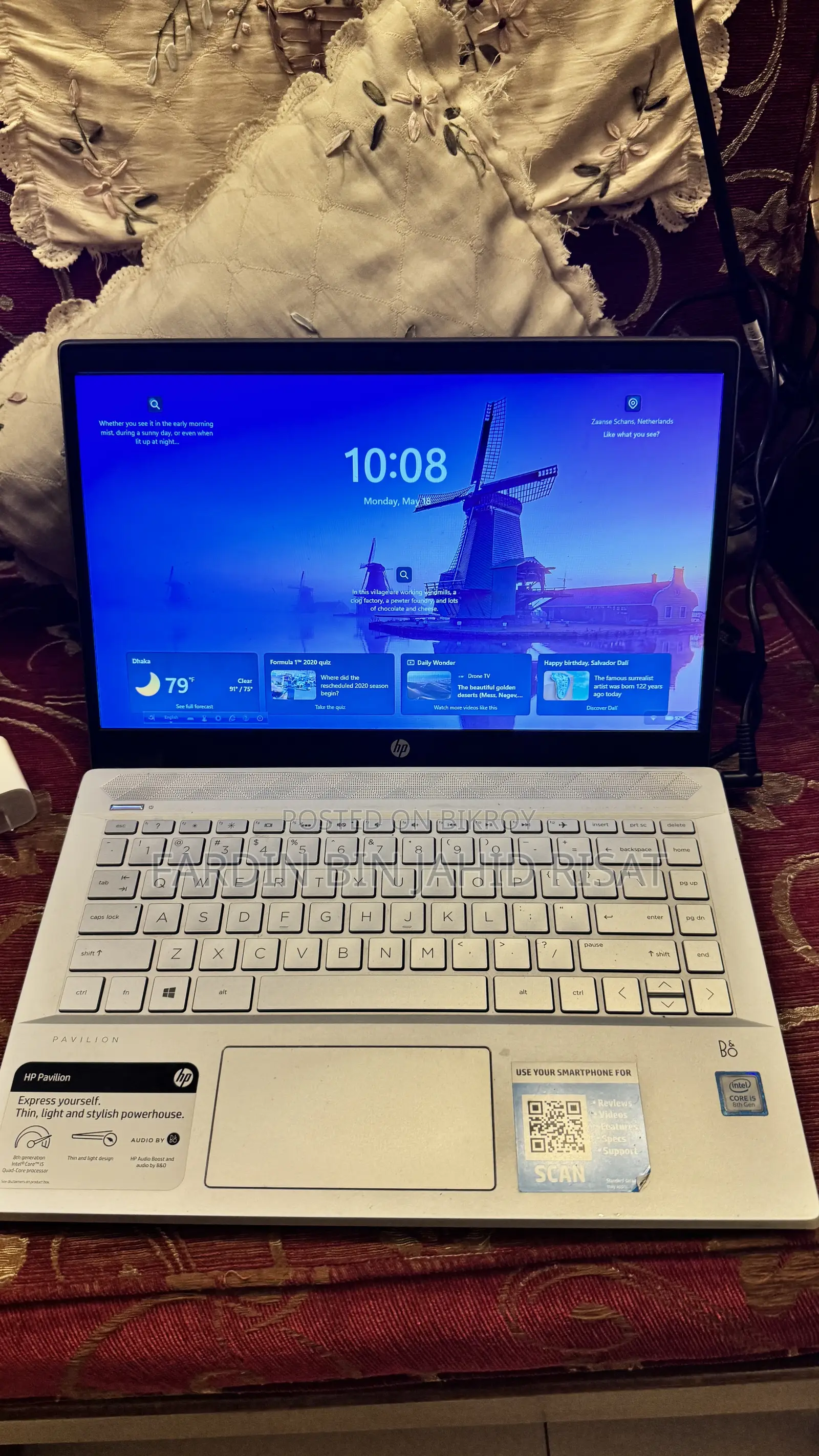 Laptop HP Pavilion 14-Ce3064st 8GB Intel Core I5 HDD+SSD 1T