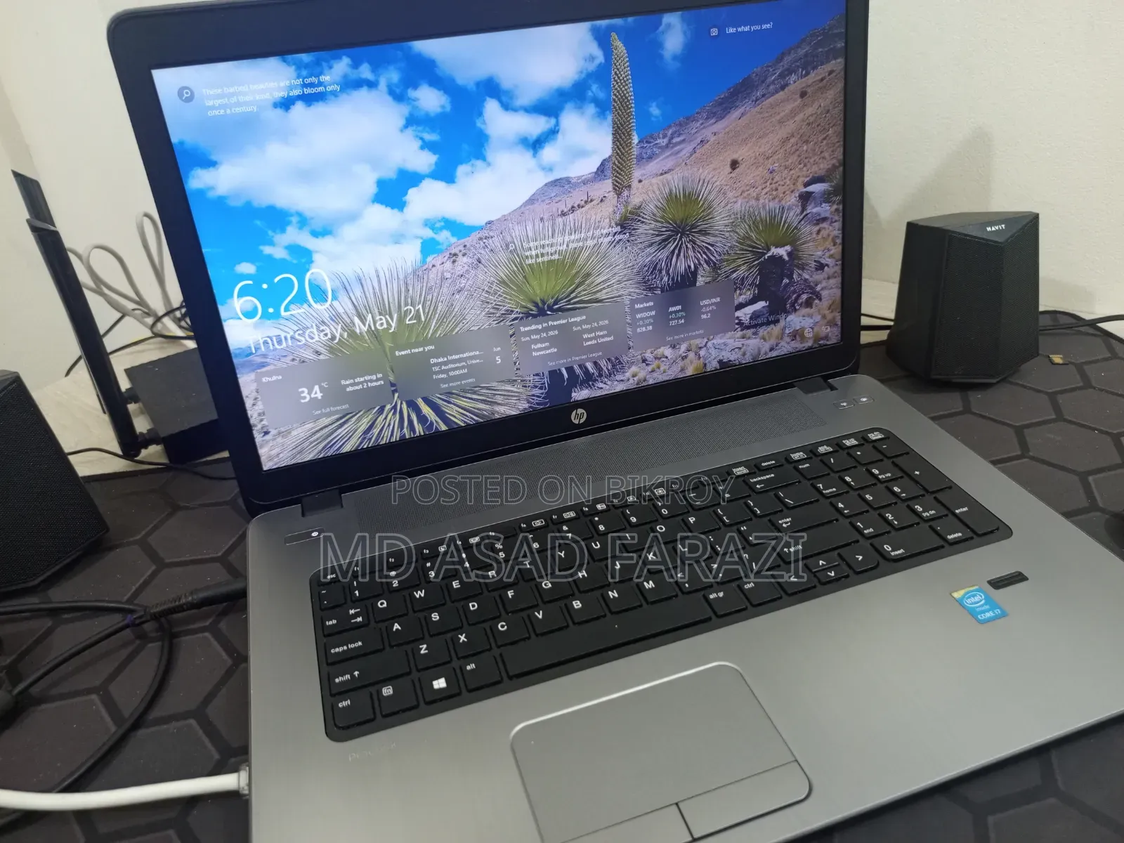 Laptop HP ProBook 470 G2 8GB Intel Core I7 SSD 256GB