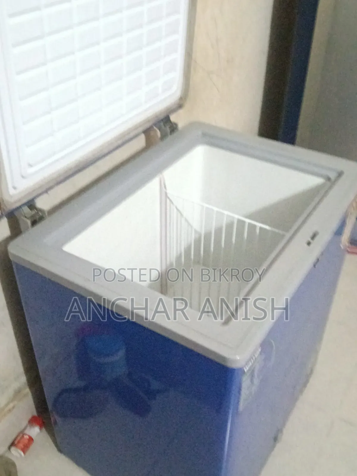 A deep freezer will be sold.