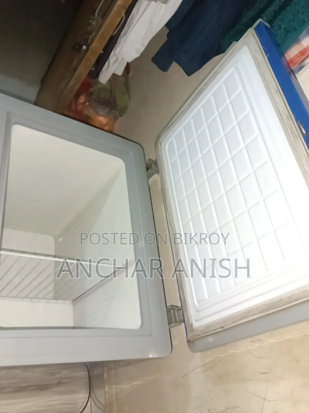 A deep freezer will be sold.