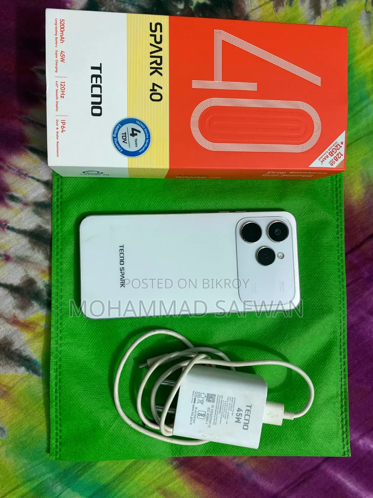 Tecno Spark 40 128 GB White