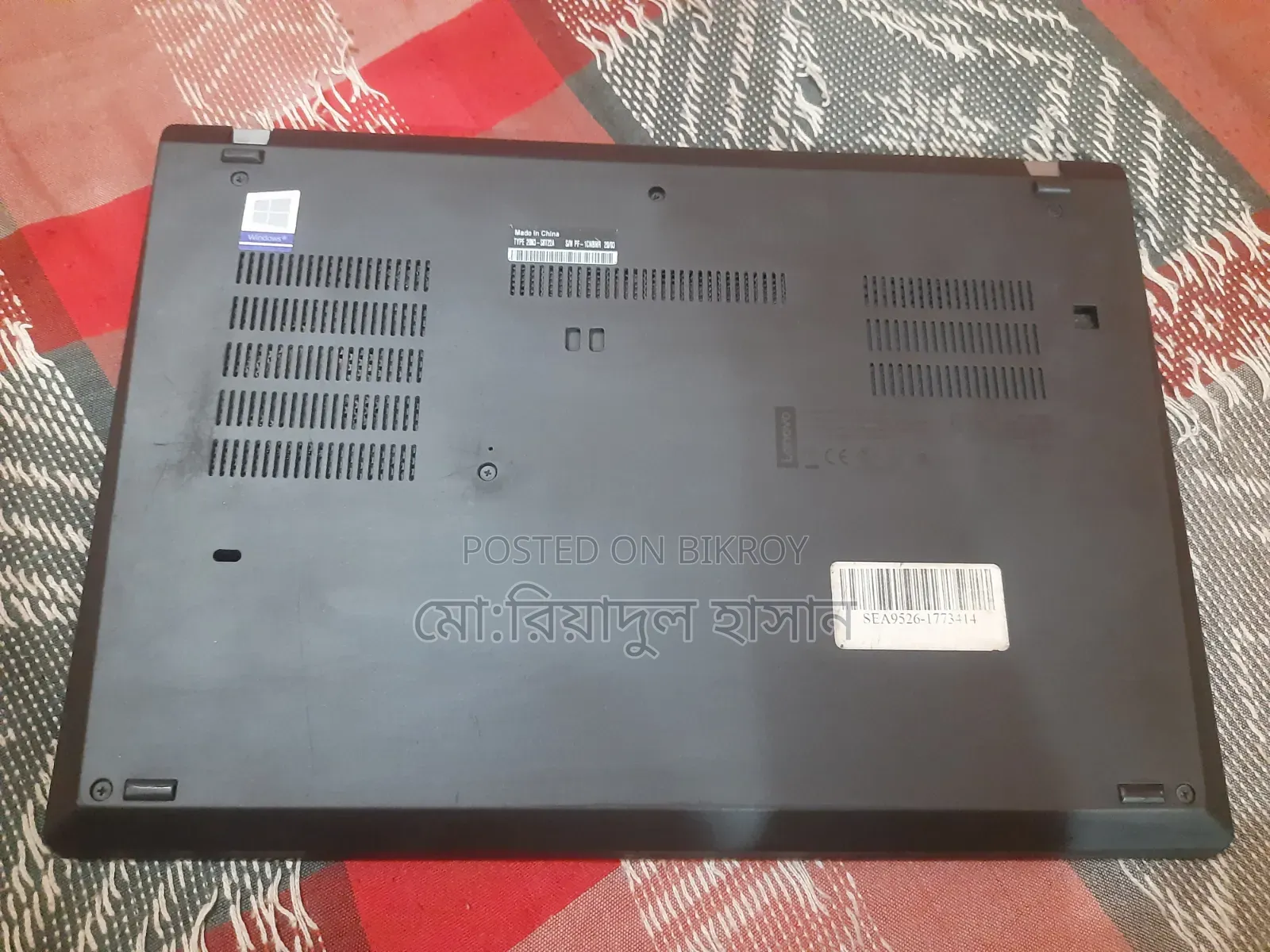 Laptop Lenovo ThinkPad T490s 8GB Intel Core i5 SSD 256GB