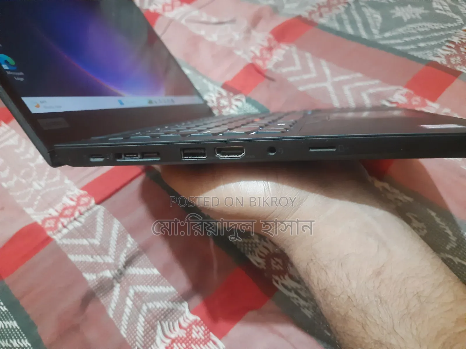 Laptop Lenovo ThinkPad T490s 8GB Intel Core i5 SSD 256GB