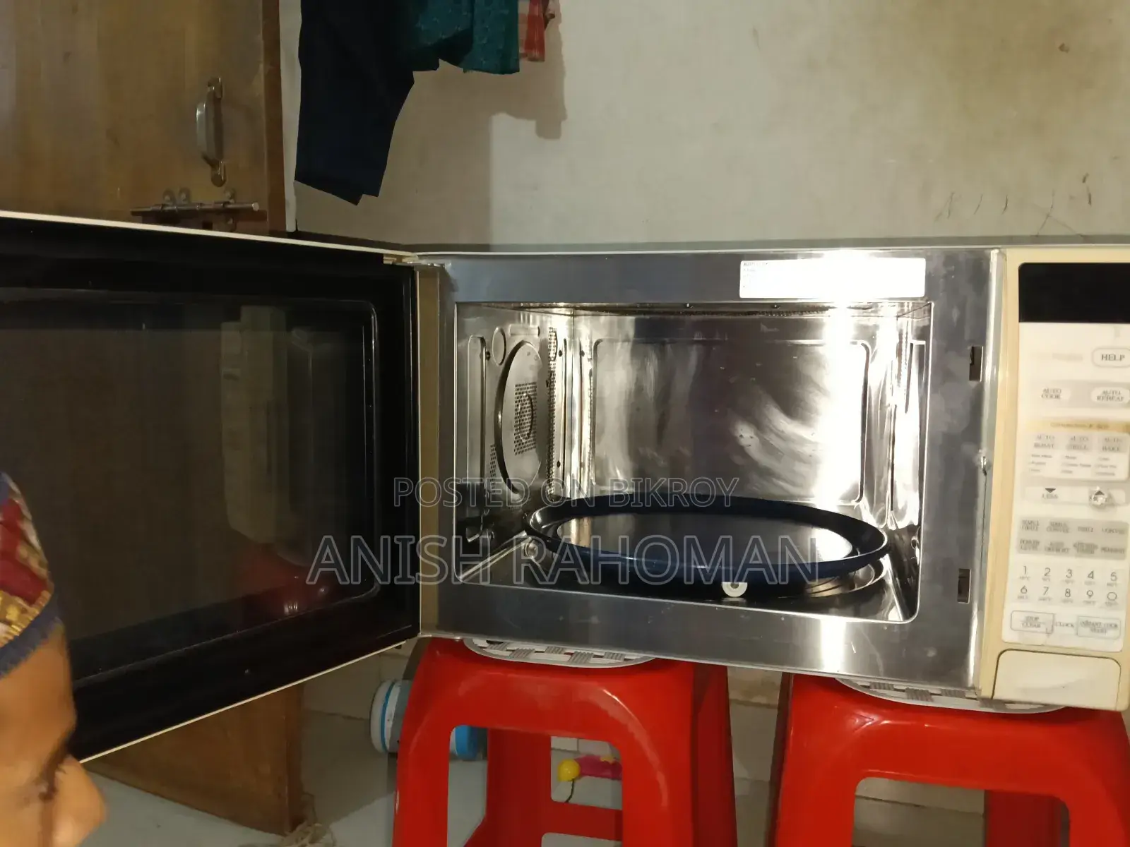 Microwave oven for sale.