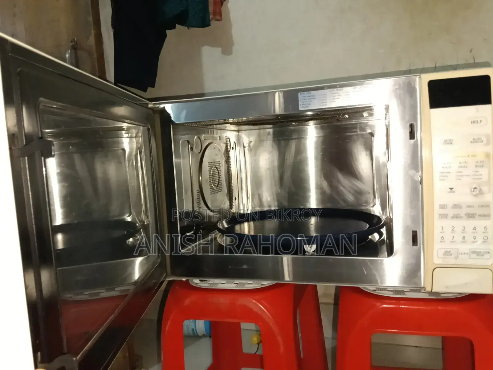 Microwave oven for sale.