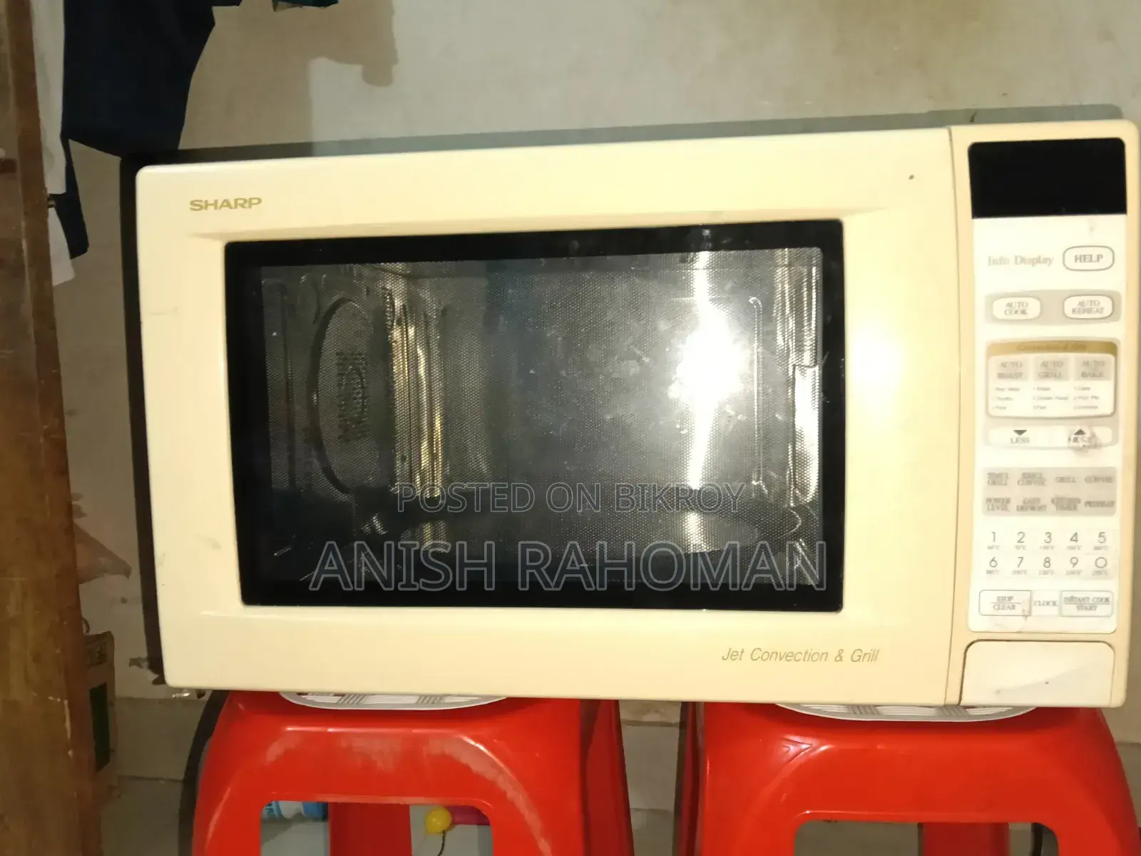 Microwave oven for sale.