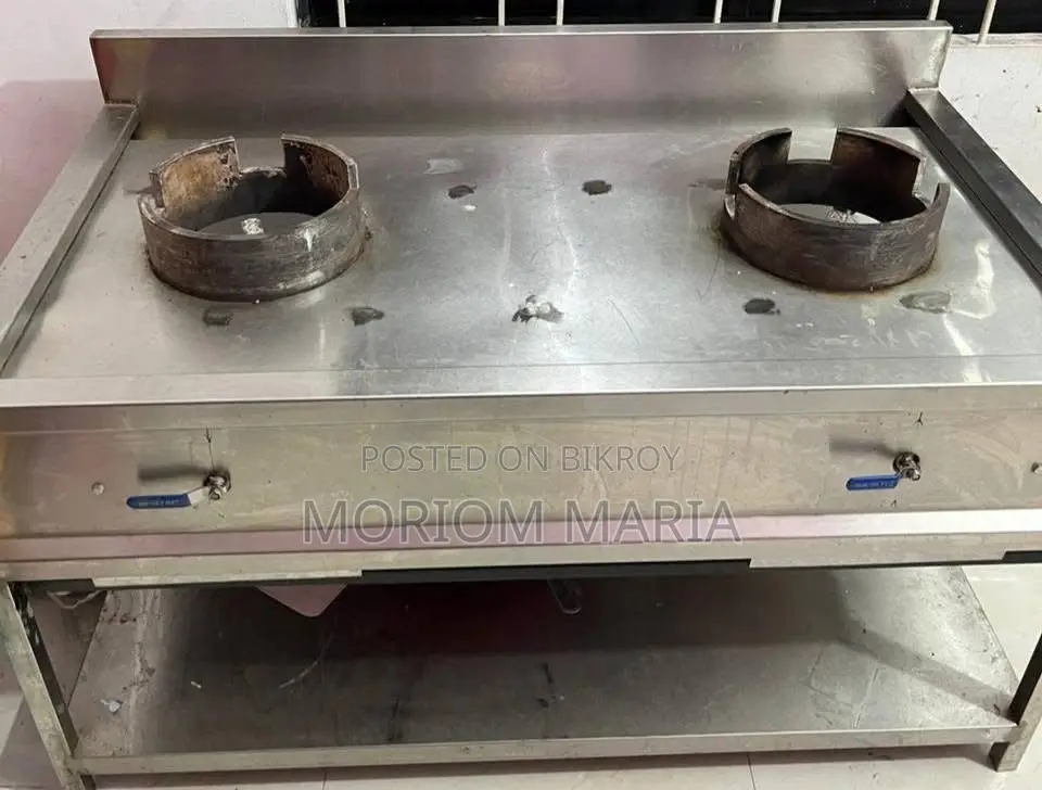 2-Burner Commercial SS Stove