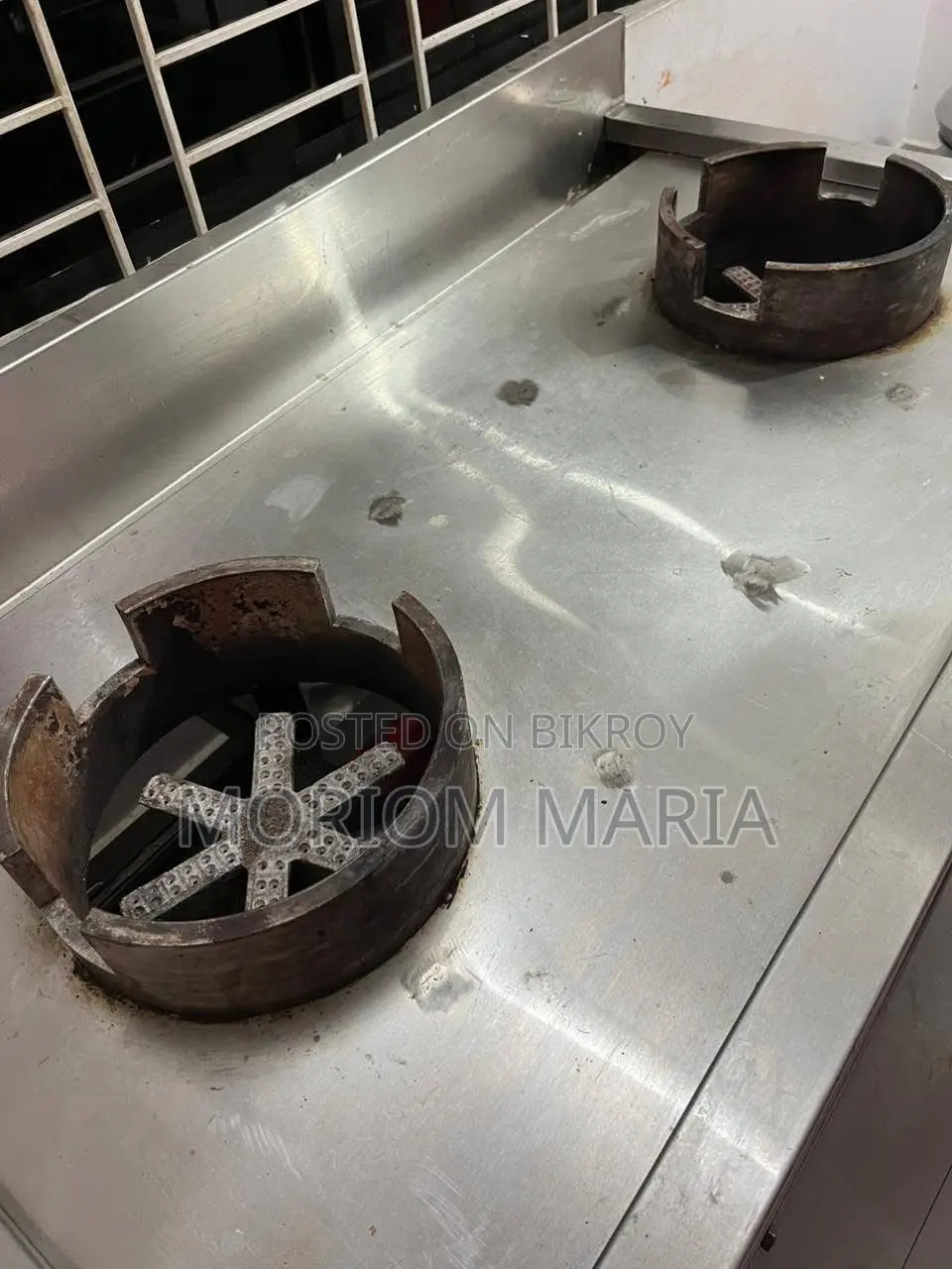 2-Burner Commercial SS Stove