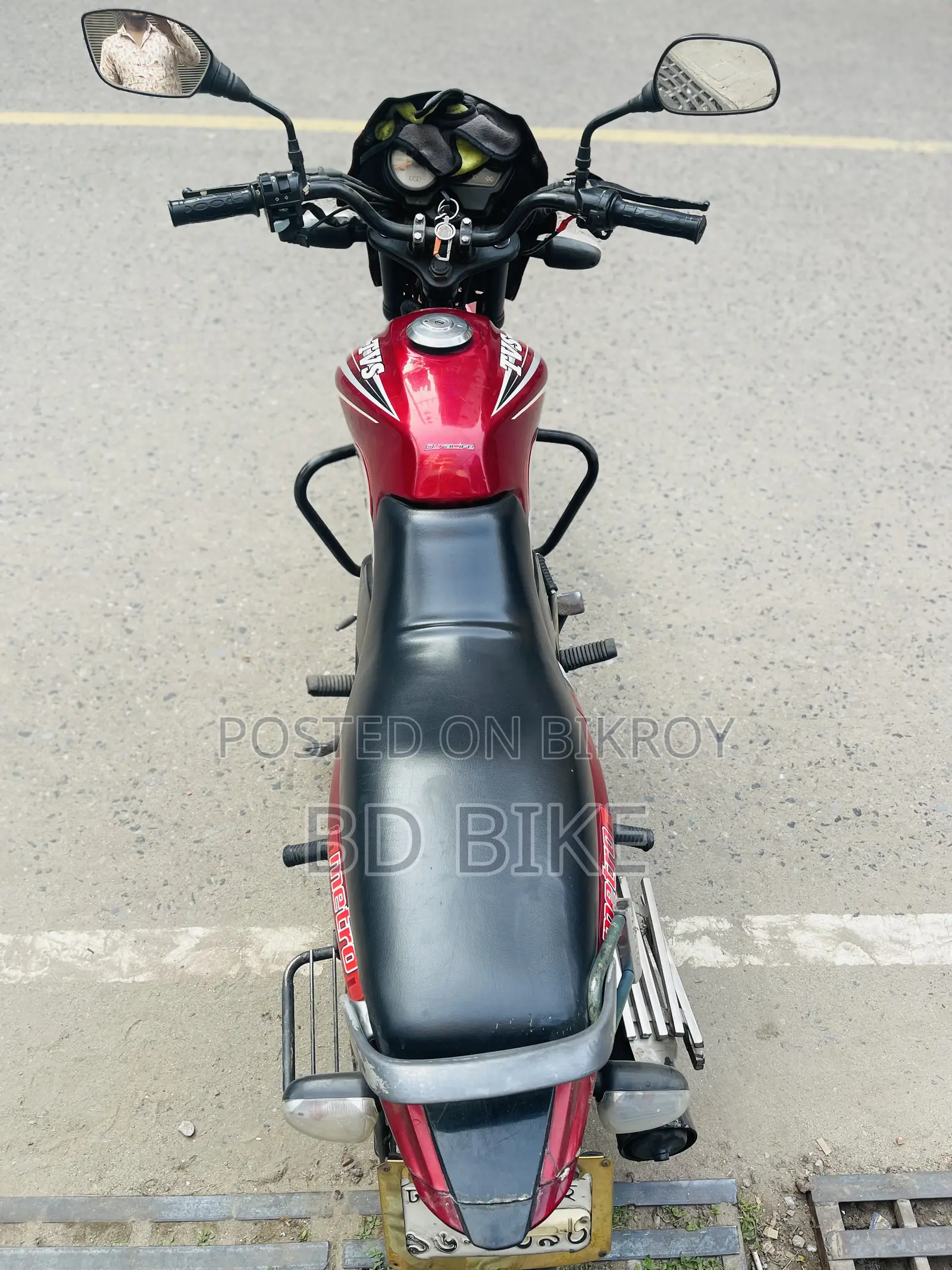 TVS Metro 2018 Red