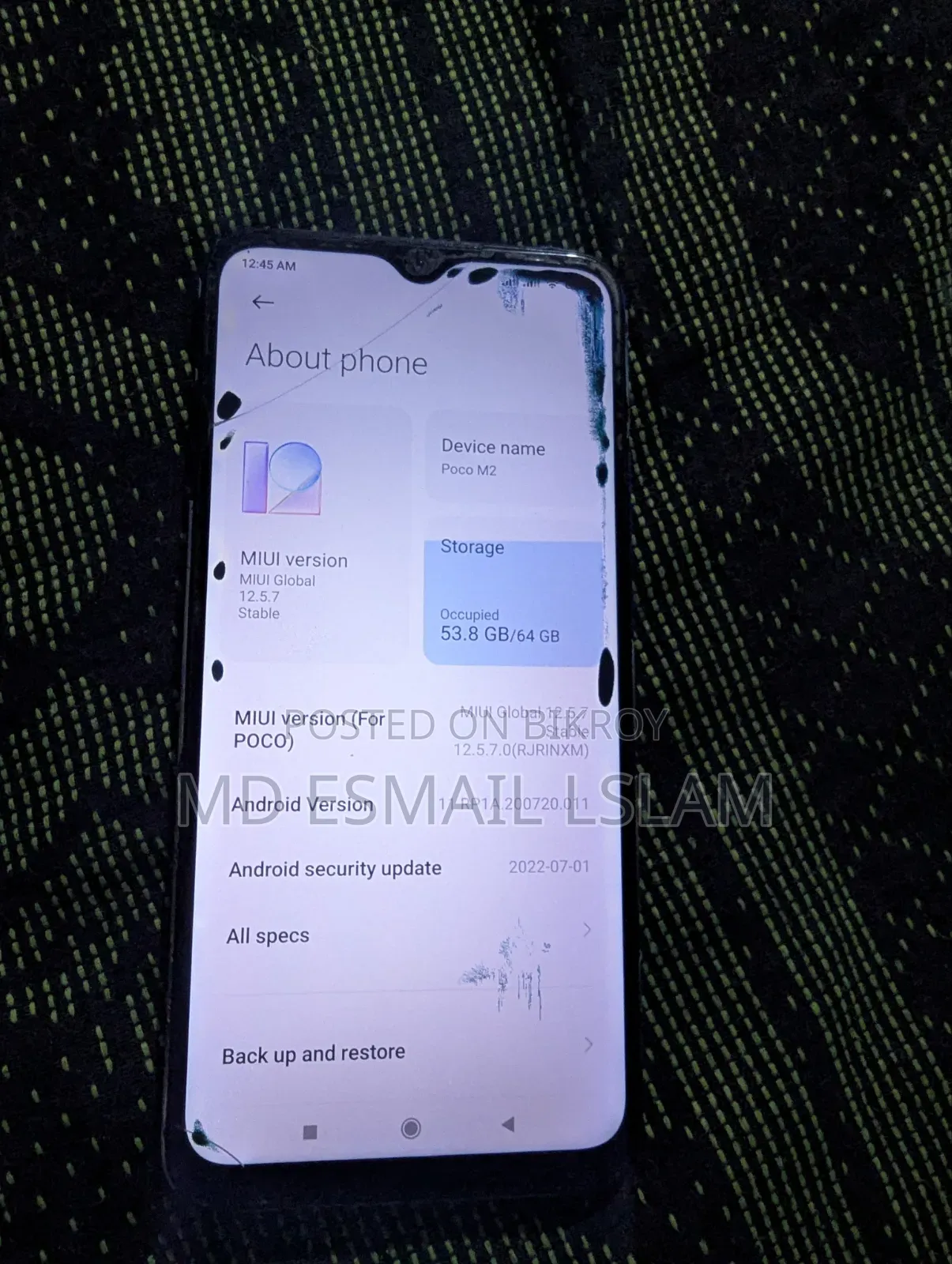 Xiaomi Poco M2 64 GB Blue