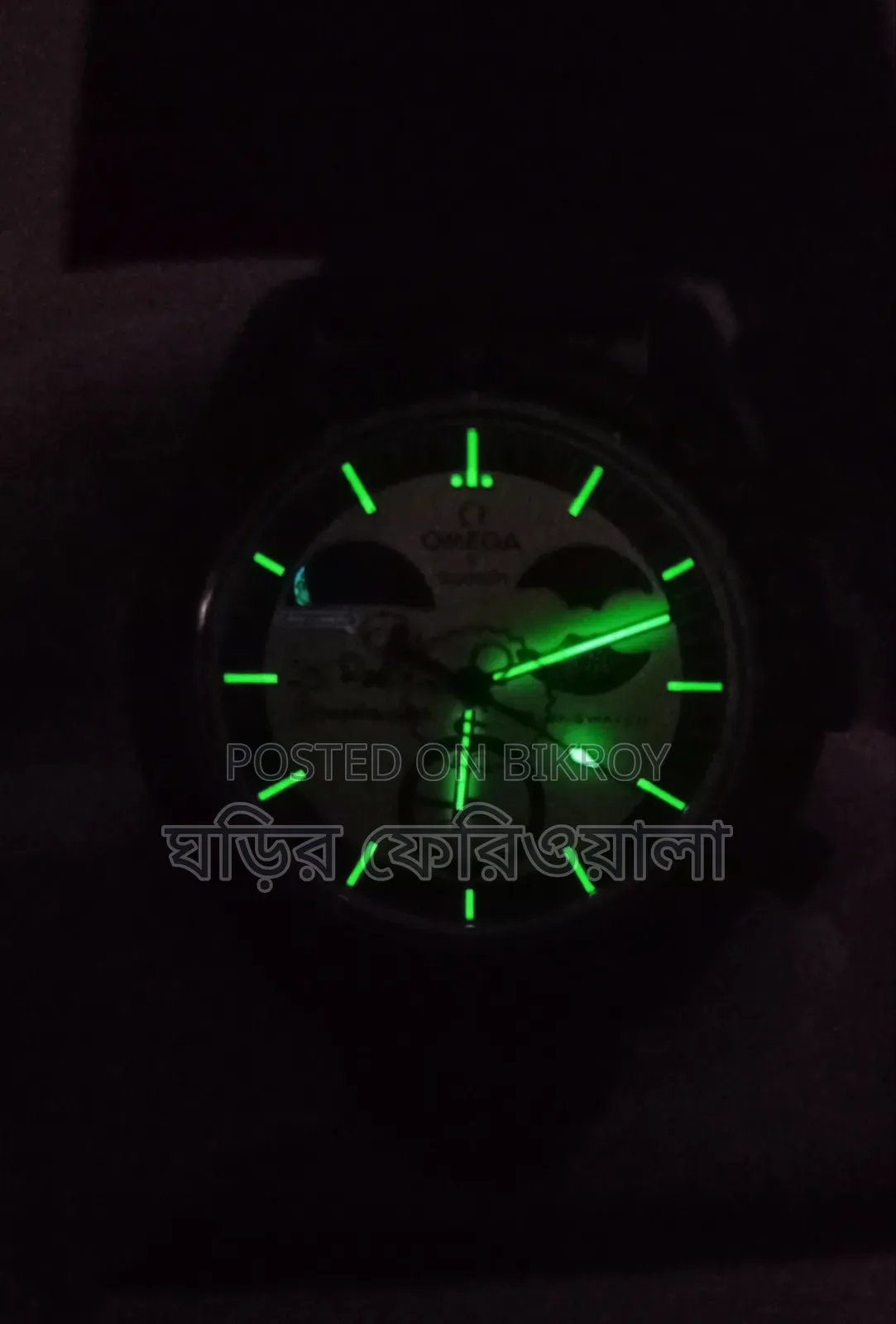 Original Omega Switch Chronograph Quartz Watch