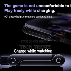 2-in-1 Invisible Holder Charger Cable, 65w Braided Fast Charging