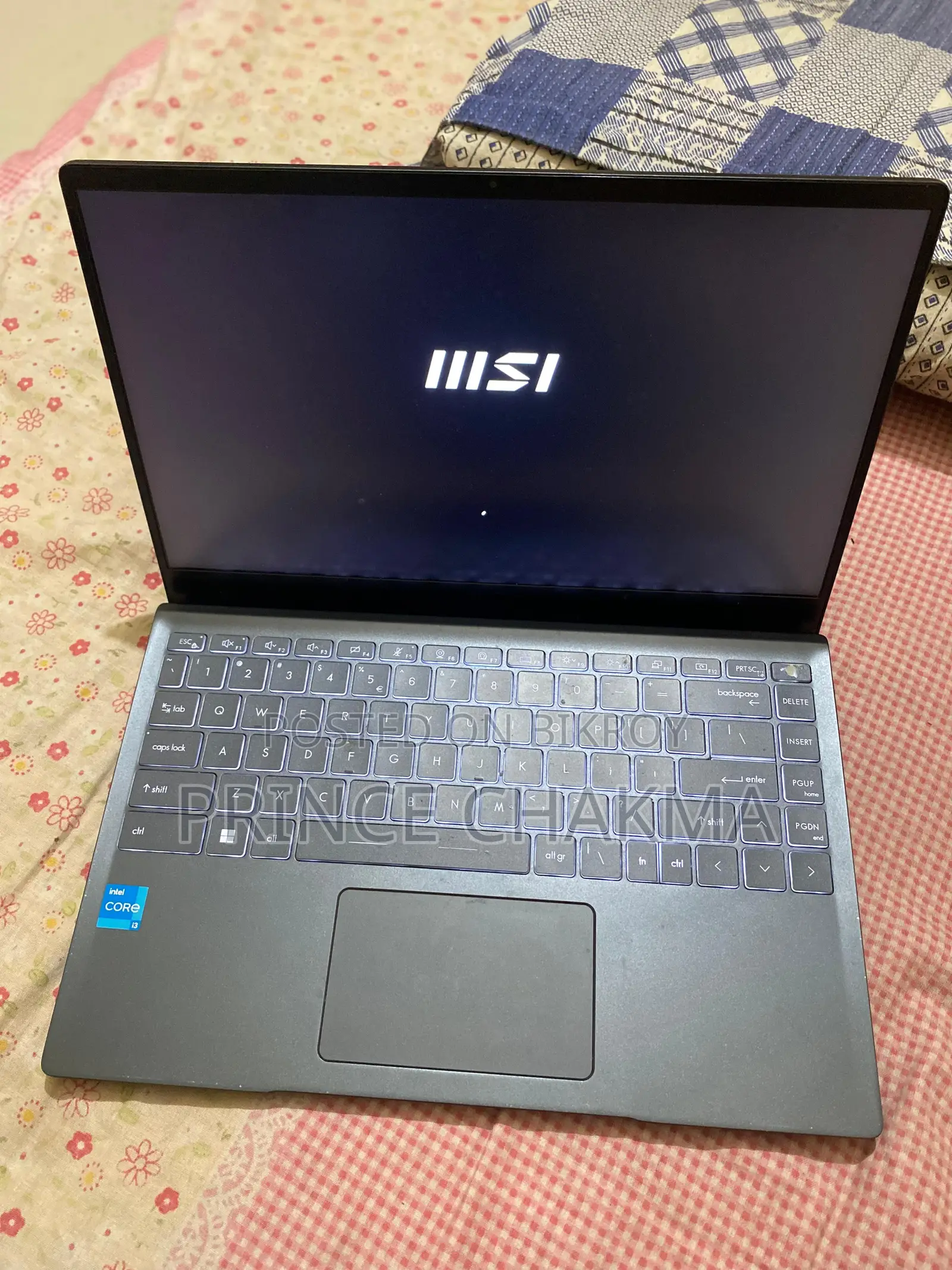 ল্যাপটপ MSI Modern 14 8GB Intel Core i3 SSD 500GB
